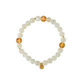 Mingxi | Natural Moonstone & Yellow Apatite Bracelet – Clarity & Joy